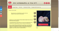 Desktop Screenshot of pinehillgoldendoodles.com